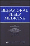 Behavioral Sleep Medicine雜志封面